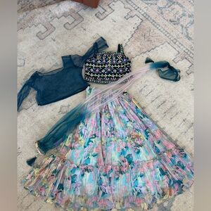 Little Girls Indian Lengha 4T